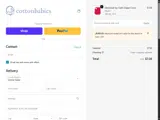 Cotton Babies coupon verification screenshot