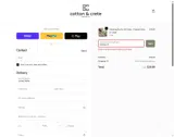 Cotton & Crete coupon verification screenshot