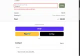 Cotton & Crete coupon verification screenshot