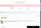 Cottoneer coupon verification screenshot