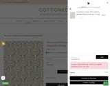 Cottoneer coupon verification screenshot
