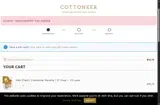 Cottoneer coupon verification screenshot