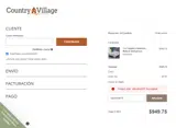 Country Village Shoppe coupon verification screenshot