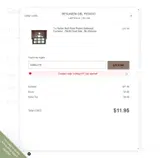 Country Village Shoppe coupon verification screenshot
