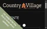 Country Village Shoppe coupon verification screenshot