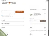 Country Village Shoppe coupon verification screenshot