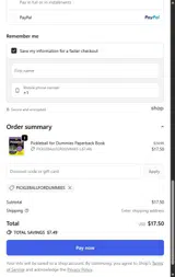 PickleballForDummies coupon verification screenshot