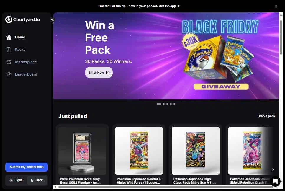 Courtyard.io checkout page showing Courtyard.io promo code box | Screenshot taken by SimplyCodes community member on Nov 27, 2025