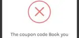 book coupon verification screenshot