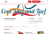 Cove Surf and Turf coupon verification screenshot