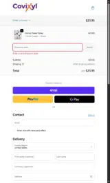 THEALLERGICGIRL coupon verification screenshot