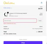 Coziwow coupon verification screenshot
