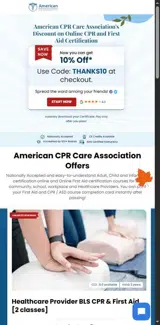 THANKS10 coupon verification screenshot