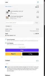 Molly coupon verification screenshot