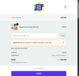 The Curious Drinker coupon verification screenshot