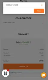 BVM5-4K8B-A4T5 coupon verification screenshot