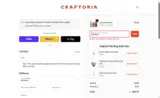 Craftoria coupon verification screenshot