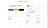 Craftoria coupon verification screenshot