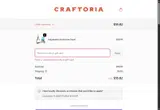 Craftoria coupon verification screenshot