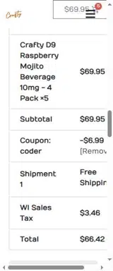 coder coupon verification screenshot