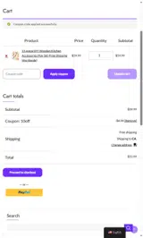 10off coupon verification screenshot
