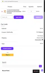 10offcrafty coupon verification screenshot