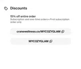 MYCOZYGLAM coupon verification screenshot