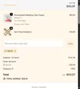 BIZI20 coupon verification screenshot