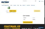 Crazy Mass coupon verification screenshot