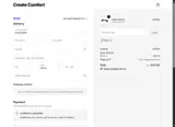 Create Comfort coupon verification screenshot