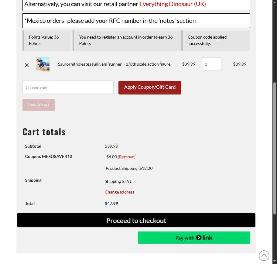 Creative Beast checkout page showing Creative Beast promo code box | Screenshot taken by SimplyCodes community member on Oct 13, 2025