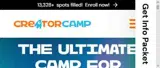 Creator Camp coupon verification screenshot