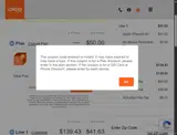 Credo Mobile coupon verification screenshot