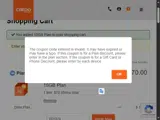 Credo Mobile coupon verification screenshot