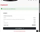 Creed Archery Supply coupon verification screenshot