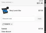 CREME By Sugar coupon verification screenshot