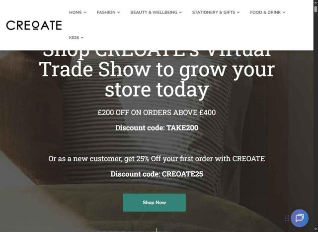 Creoate checkout page showing Creoate discount code box | Screenshot taken by SimplyCodes community member on Aug 21, 2025