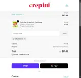 WELCOME10 coupon verification screenshot