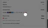 Cricut coupon verification screenshot
