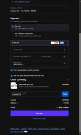 COMEBACK10 coupon verification screenshot