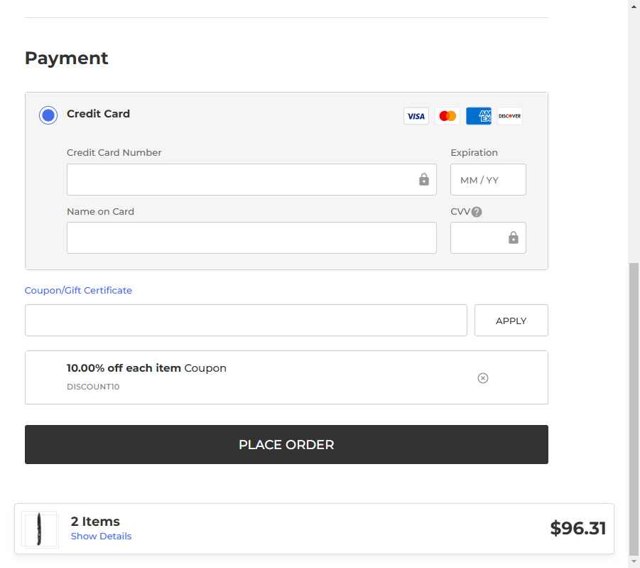 CRKT Knives checkout page showing CRKT Knives promo code box | Screenshot taken by SimplyCodes community member on May 11, 2025
