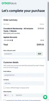 DWC4B coupon verification screenshot