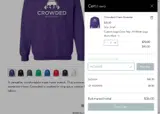 Crowded Streaming coupon verification screenshot