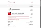 Crowned coupon verification screenshot