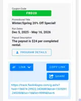 FRD20 coupon verification screenshot