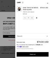 NEWSLETTER coupon verification screenshot