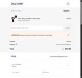 AMERICAN coupon verification screenshot