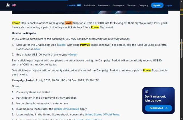 Crypto.com checkout page showing Crypto.com promo code box | Screenshot taken by SimplyCodes community member on Sep 6, 2025