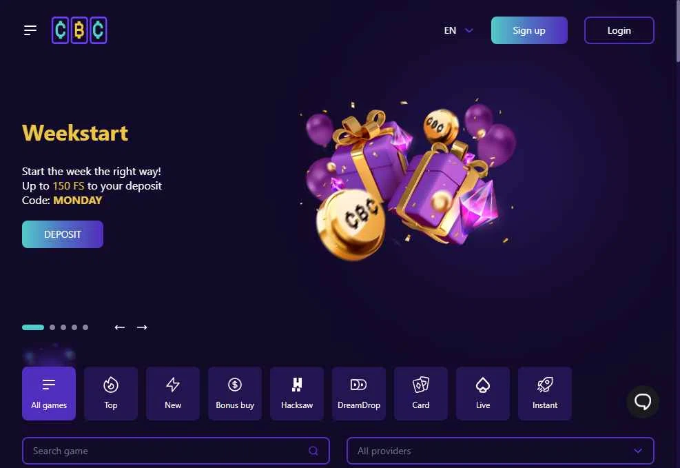 Cryptoboss Casino checkout page showing Cryptoboss Casino promo code box | Screenshot taken by SimplyCodes community member on May 5, 2025