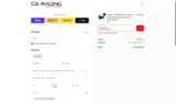 CS Racing coupon verification screenshot